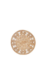 Bayu Woven Palm Fiber Placemat | Natural (Set of 2) - Sunday Golden