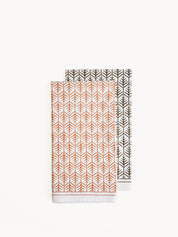 Hand Screen Printed Tea Towel | Set of 2