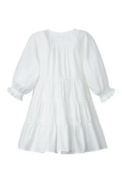 Tiered mini dress with tassel - Sunday Golden