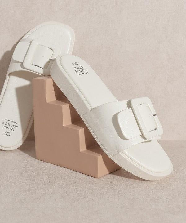 Daisy - Single Buckle Slide - Sunday Golden