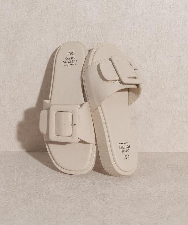 Daisy - Single Buckle Slide - Sunday Golden
