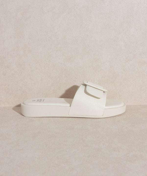 Daisy - Single Buckle Slide - Sunday Golden