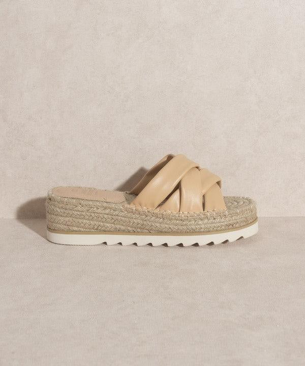 Rebel Sue - Strappy Platform Sandal - Sunday Golden