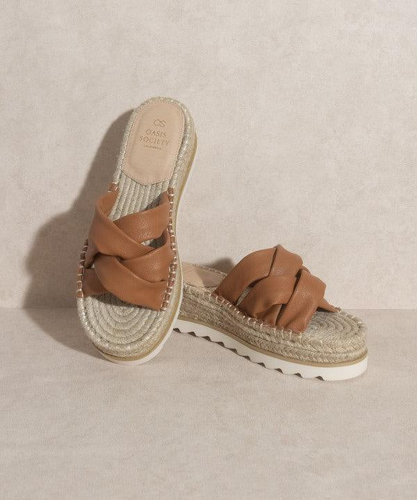 Rebel Sue - Strappy Platform Sandal - Sunday Golden