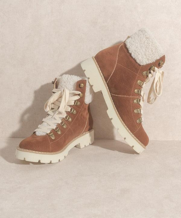 OASIS SOCIETY Aaliyah - Winter Ankle Bootie - Sunday Golden