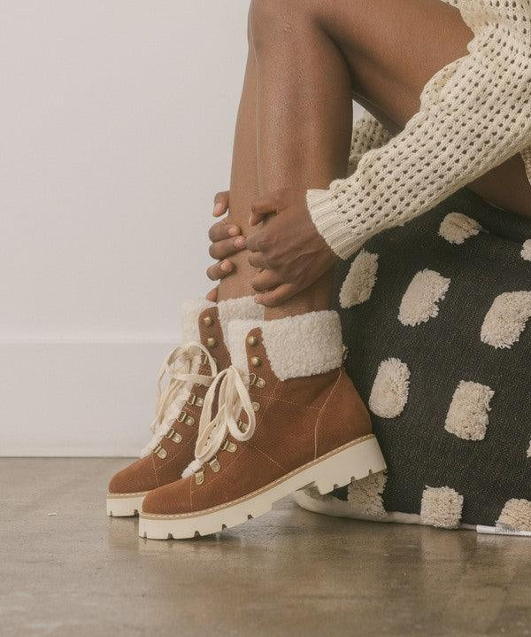 OASIS SOCIETY Aaliyah - Winter Ankle Bootie - Sunday Golden