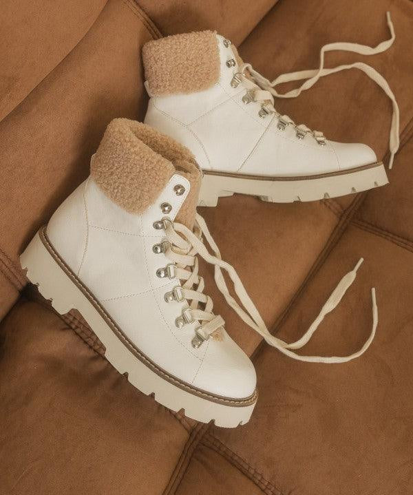OASIS SOCIETY Aaliyah - Winter Ankle Bootie - Sunday Golden
