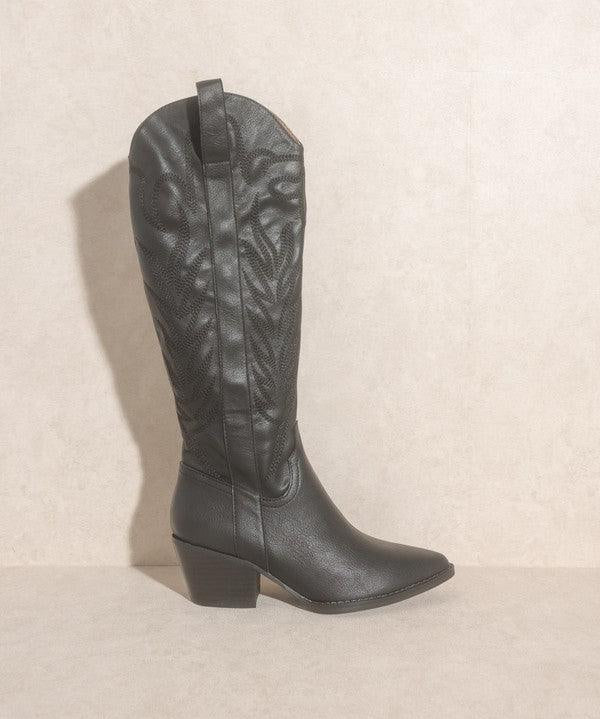 Samara - Embroidered Tall Boot - Sunday Golden
