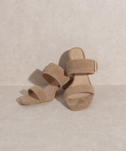 Nicole - Buckle Block Heel - Sunday Golden