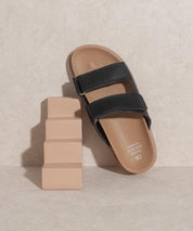Sienna - Double Strap Slides - Sunday Golden