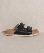 Sienna - Double Strap Slides - Sunday Golden