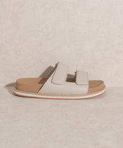 Sienna - Double Strap Slides - Sunday Golden