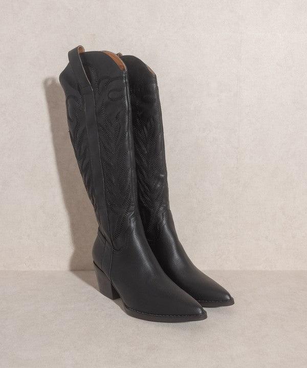 Samara - Embroidered Tall Boot - Sunday Golden