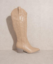 Samara - Embroidered Tall Boot - Sunday Golden