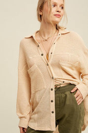 Soft Thermal Knit Top - Sunday Golden