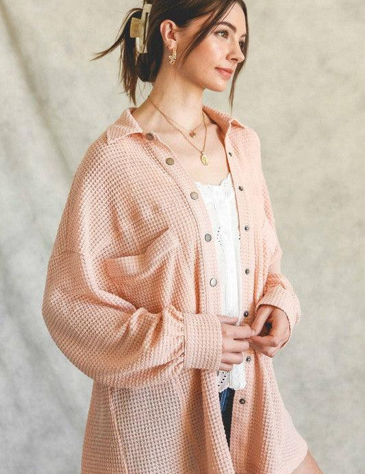 Soft Thermal Knit Top - Sunday Golden