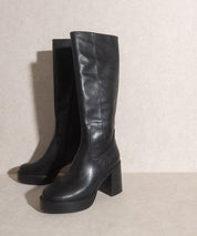 Juniper - Platform Knee-High Boots - Sunday Golden