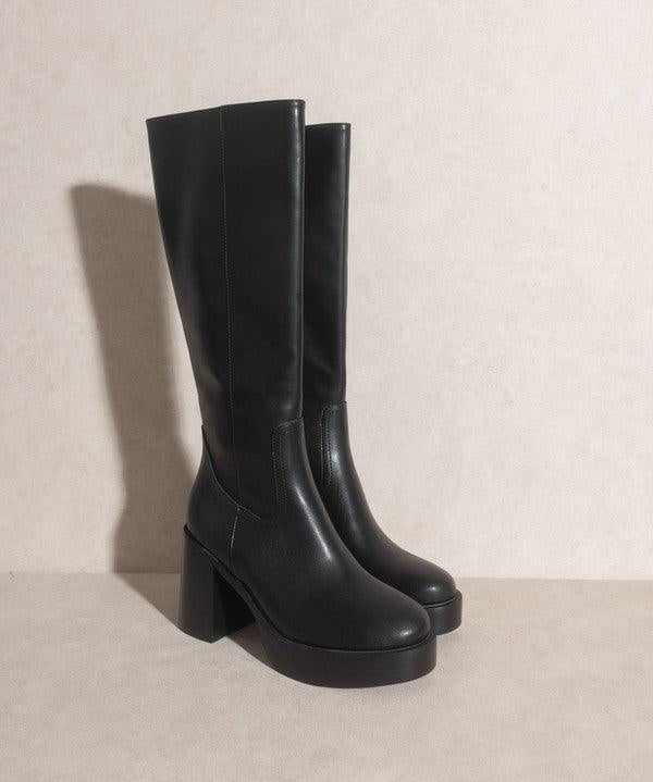 Juniper - Platform Knee-High Boots - Sunday Golden