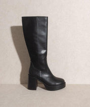 Juniper - Platform Knee-High Boots - Sunday Golden