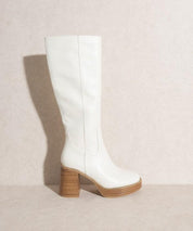 Juniper - Platform Knee-High Boots - Sunday Golden
