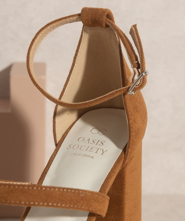 Raelynn Suede Platform Heels