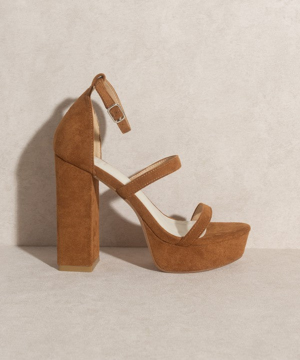 Raelynn Suede Platform Heels