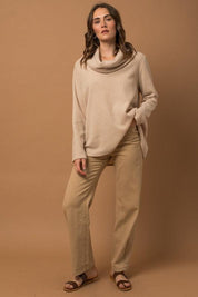 Lala Long Sleeve Turtleneck Top - Sunday Golden