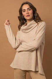 Lala Long Sleeve Turtleneck Top - Sunday Golden