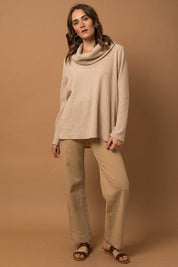 Lala Long Sleeve Turtleneck Top - Sunday Golden