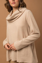 Lala Long Sleeve Turtleneck Top - Sunday Golden