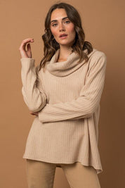Lala Long Sleeve Turtleneck Top - Sunday Golden