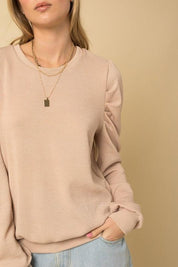 Calle Puffy Long Sleeve Top - Sunday Golden