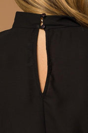 Madison Mock Neck Bottom Fitted Top - Sunday Golden