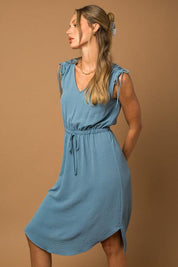 Savi Sleeveless Mini Dress - Sunday Golden