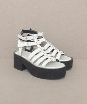 Lindsey - Platform Gladiator Sandal - Sunday Golden