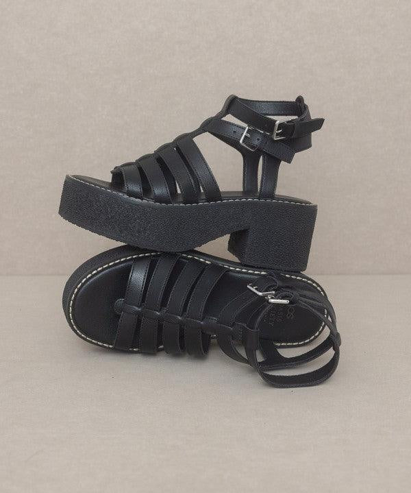 Lindsey - Platform Gladiator Sandal - Sunday Golden