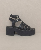 Lindsey - Platform Gladiator Sandal - Sunday Golden