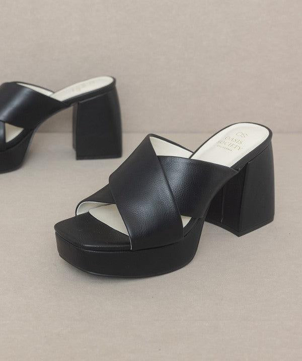 Carmen - Chunky Platform Mule Heel - Sunday Golden