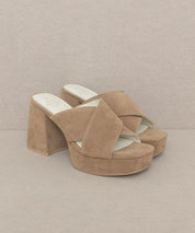 Carmen - Chunky Platform Mule Heel - Sunday Golden