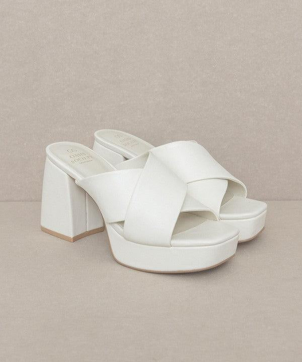 Carmen - Chunky Platform Mule Heel - Sunday Golden