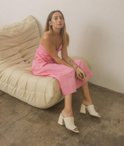 Kathleen - Block Heel Slides - Sunday Golden