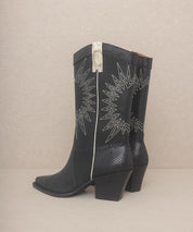 OASIS SOCIETY Halle - Paneled Cowboy Boots - Sunday Golden