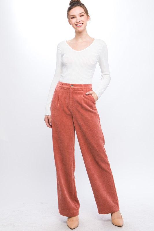 Billy Corduroy Trouser Pants - Sunday Golden