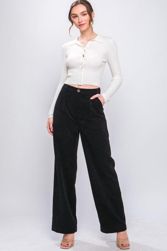 Billy Corduroy Trouser Pants - Sunday Golden