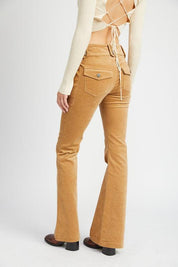 Low Rise Pants w/ Bell Bottoms - Sunday Golden