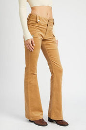 Low Rise Pants w/ Bell Bottoms - Sunday Golden