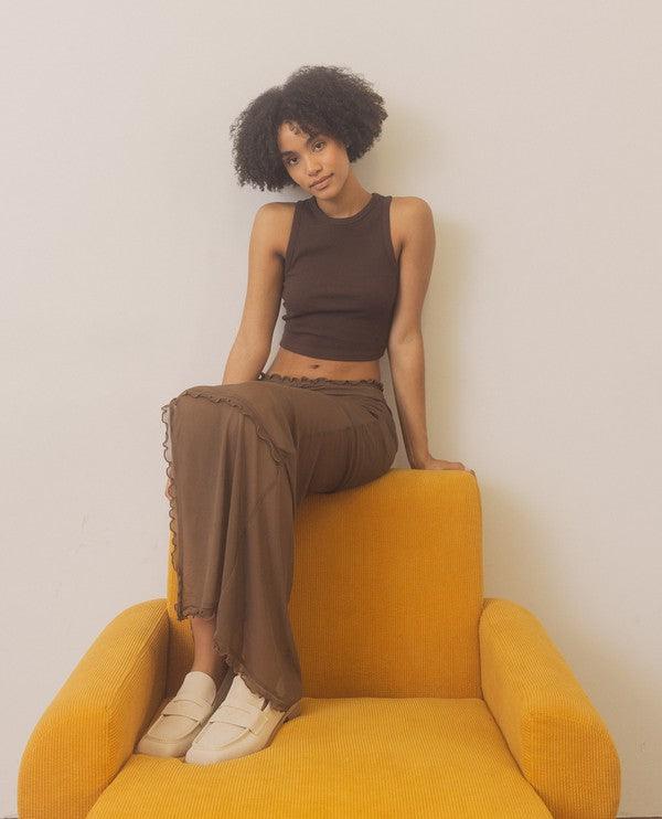 OASIS SOCIETY June - Square Toe Penny Loafers - Sunday Golden