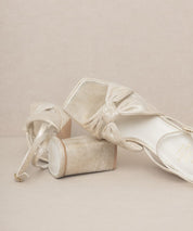 Zoey Knotted Band Platform Heels