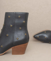Ivanna - Star Studded Western Boots - Sunday Golden