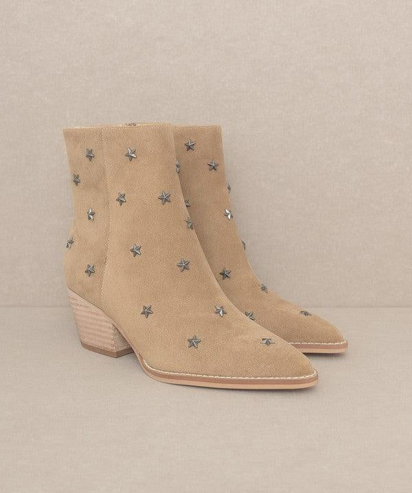 Ivanna - Star Studded Western Boots - Sunday Golden